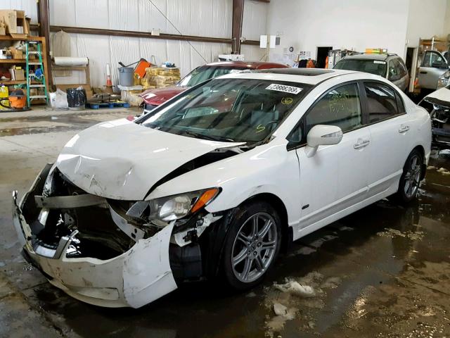 2HHFD5F76BH201302 - 2011 ACURA CSX TECHNO WHITE photo 2