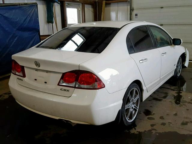 2HHFD5F76BH201302 - 2011 ACURA CSX TECHNO WHITE photo 4