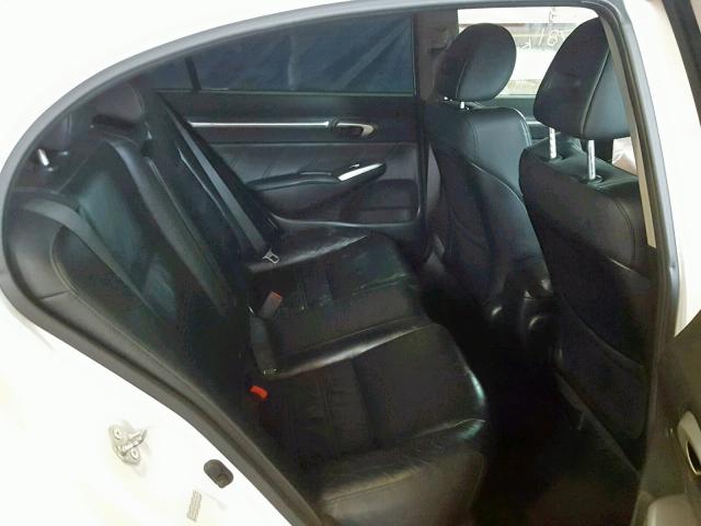 2HHFD5F76BH201302 - 2011 ACURA CSX TECHNO WHITE photo 6