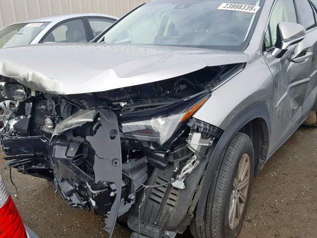 JTJBARBZXJ2156863 - 2018 LEXUS NX 300 GRAY photo 9