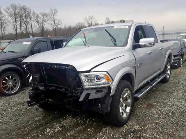 1C6RR7NT2HS573501 - 2017 RAM 1500 LARAM SILVER photo 2