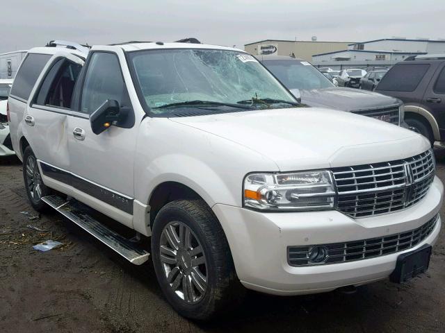 5LMJJ2H55AEJ09340 - 2010 LINCOLN NAVIGATOR WHITE photo 1