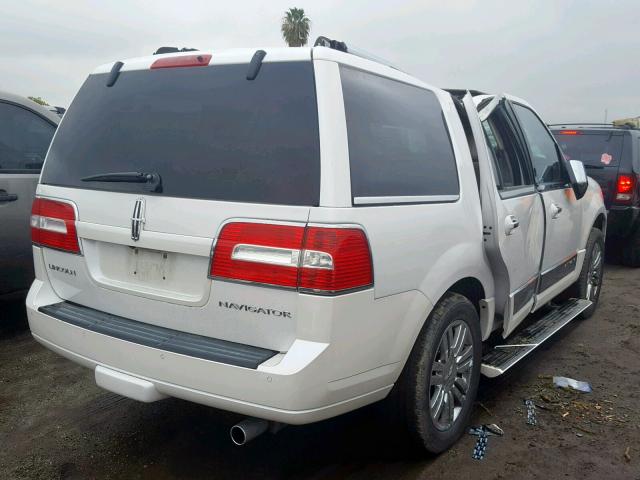 5LMJJ2H55AEJ09340 - 2010 LINCOLN NAVIGATOR WHITE photo 4