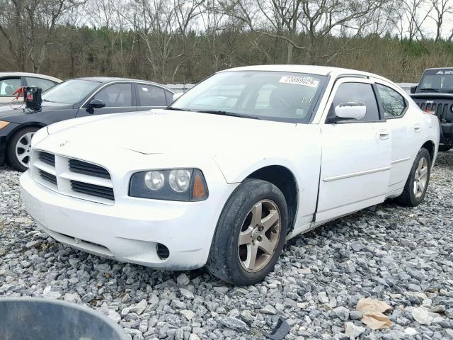 2B3CA4CV0AH177607 - 2010 DODGE CHARGER WHITE photo 2