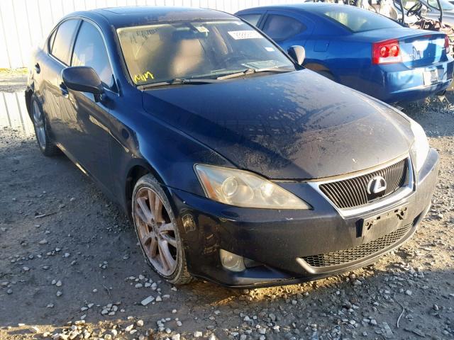 JTHBK262362018124 - 2006 LEXUS IS 250 BLACK photo 1