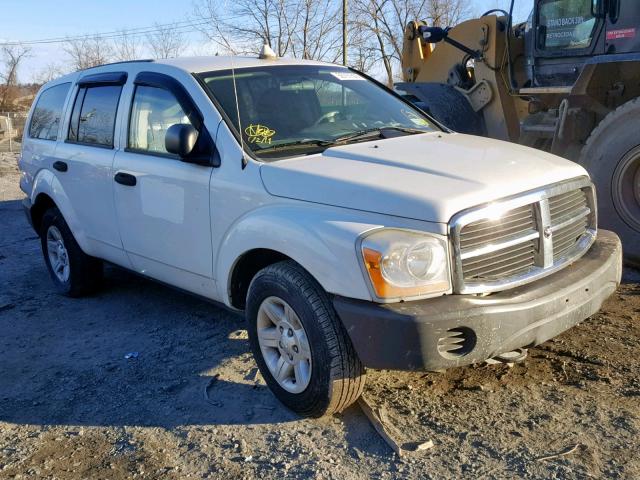 1D4HB38N85F539908 - 2005 DODGE DURANGO ST WHITE photo 1