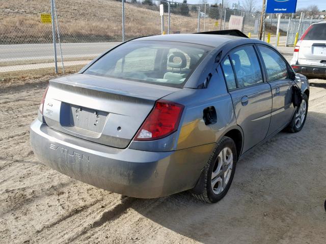 1G8AL52FX4Z221515 - 2004 SATURN ION LEVEL GREEN photo 4