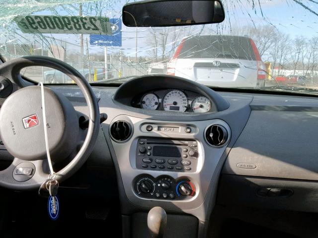 1G8AL52FX4Z221515 - 2004 SATURN ION LEVEL GREEN photo 9