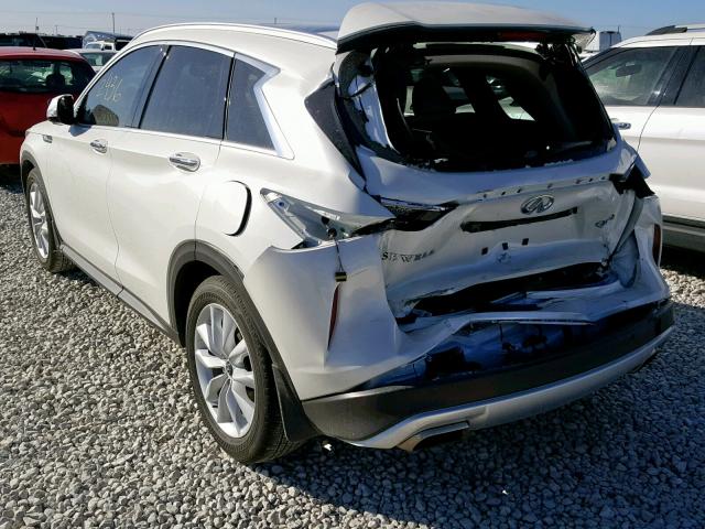 3PCAJ5M13KF123541 - 2019 INFINITI QX50 ESSEN WHITE photo 3