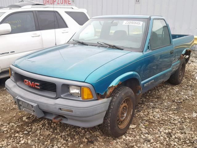 1GTCT14Z5R8516131 - 1994 GMC SONOMA BLUE photo 2