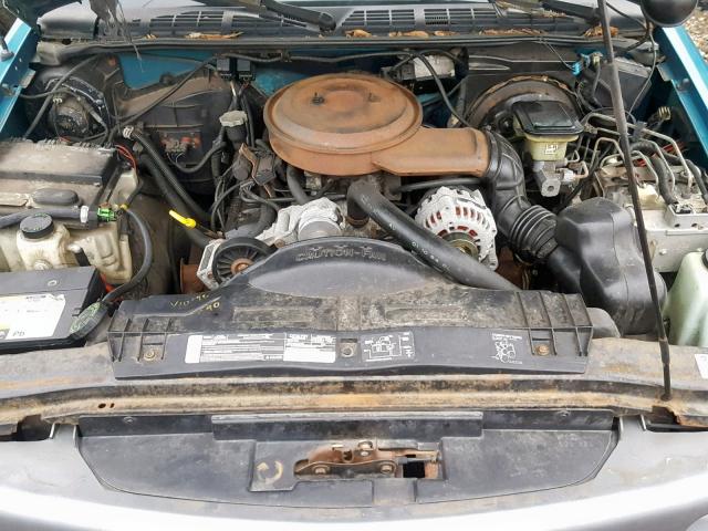 1GTCT14Z5R8516131 - 1994 GMC SONOMA BLUE photo 7