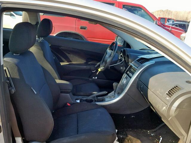 JTKDE167570200209 - 2007 TOYOTA SCION TC SILVER photo 5