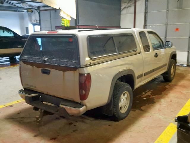 1GCDT198368258241 - 2006 CHEVROLET COLORADO BEIGE photo 4