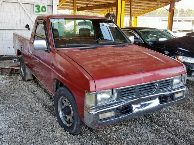 1N6SD11S9PC449198 - 1993 NISSAN TRUCK SHOR RED photo 1