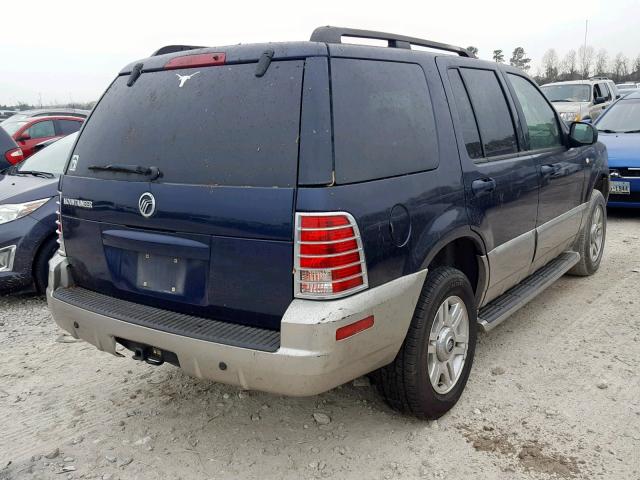 4M2ZU66K43ZJ51151 - 2003 MERCURY MOUNTAINEE BLUE photo 4