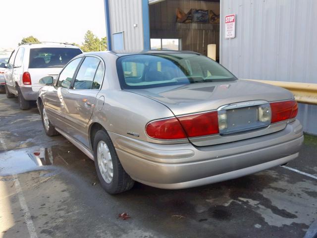 1G4HP54K114165133 - 2001 BUICK LESABRE CU GOLD photo 3