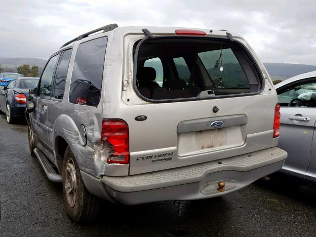 1FMYU60E33UC05343 - 2003 FORD EXPLORER S SILVER photo 3