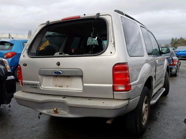 1FMYU60E33UC05343 - 2003 FORD EXPLORER S SILVER photo 4