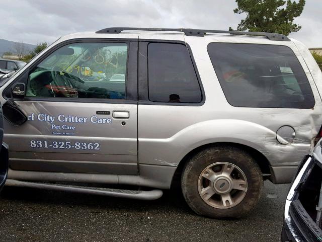 1FMYU60E33UC05343 - 2003 FORD EXPLORER S SILVER photo 9