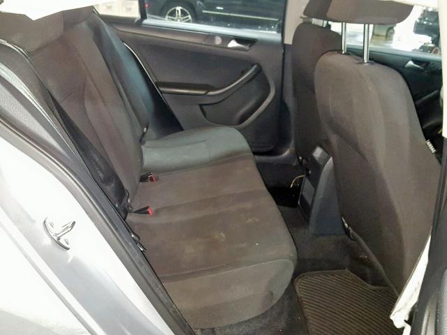 3VW2K7AJ2FM409316 - 2015 VOLKSWAGEN JETTA BASE SILVER photo 6