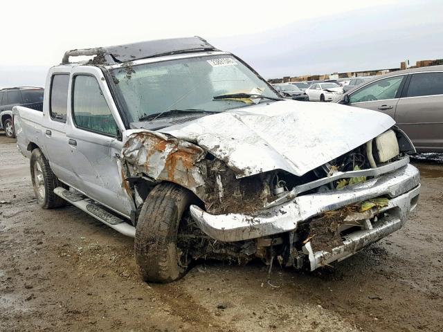 1N6ED27T9YC419168 - 2000 NISSAN FRONTIER C SILVER photo 1