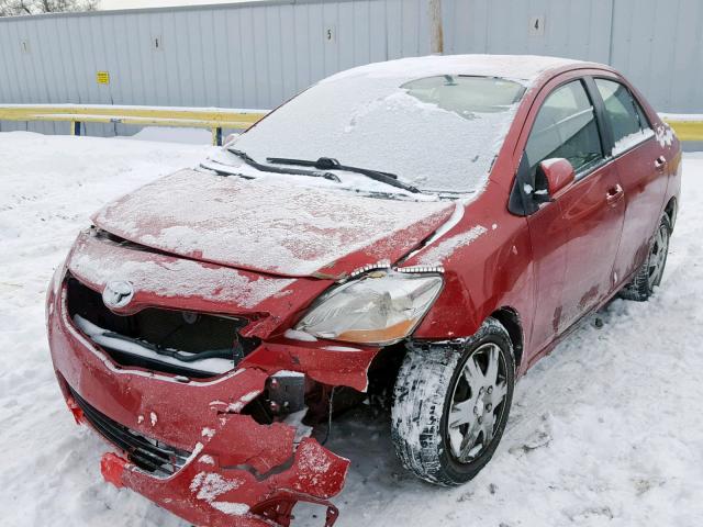 JTDBT923681215173 - 2008 TOYOTA YARIS წითელი ფოტო 2