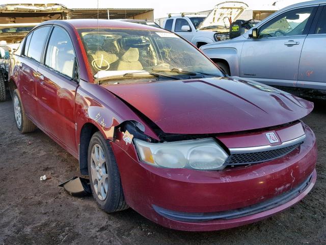 1G8AJ52F54Z150472 - 2004 SATURN ION LEVEL MAROON photo 1