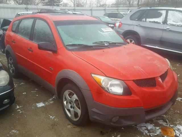 5Y2SL62833Z409342 - 2003 PONTIAC VIBE RED photo 1