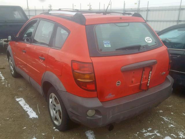 5Y2SL62833Z409342 - 2003 PONTIAC VIBE RED photo 3