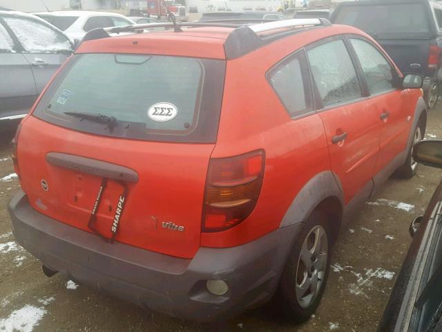 5Y2SL62833Z409342 - 2003 PONTIAC VIBE RED photo 4