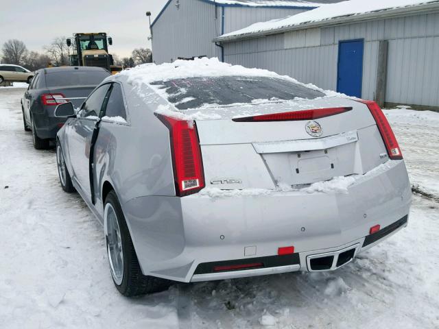 1G6DS1ED5B0102980 - 2011 CADILLAC CTS PREMIU SILVER photo 3