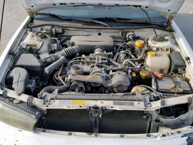 4S3BK4358V7305794 - 1997 SUBARU LEGACY L WHITE photo 7