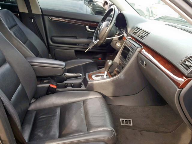 WAUDG78E66A043005 - 2006 AUDI A4 3.2 QUA GRAY photo 5