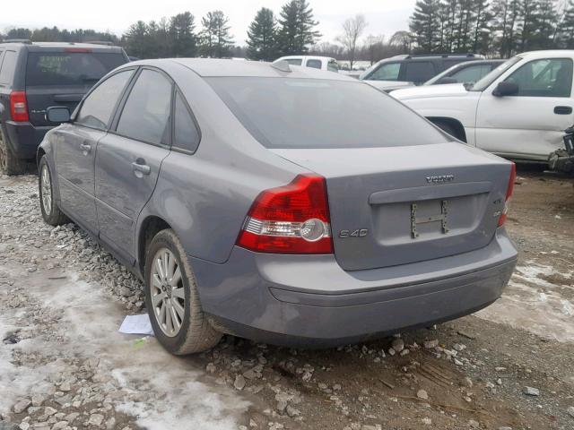 YV1MS382552101141 - 2005 VOLVO S40 2.4I GRAY photo 3