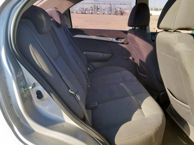 KL1TD56E49B404221 - 2009 CHEVROLET AVEO LS SILVER photo 6
