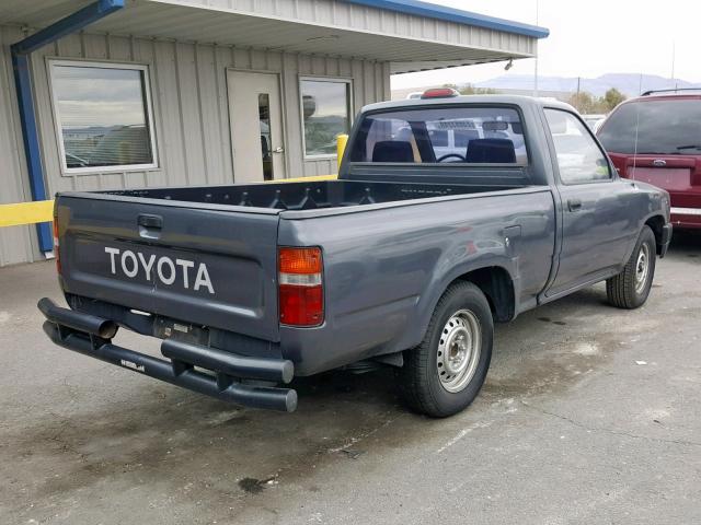 4TARN81AXSZ318989 - 1995 TOYOTA PICKUP 1/2 GRAY photo 4