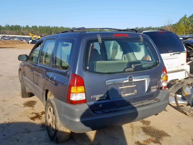 4F2YU06111KM59938 - 2001 MAZDA TRIBUTE DX 蓝色 照片 3