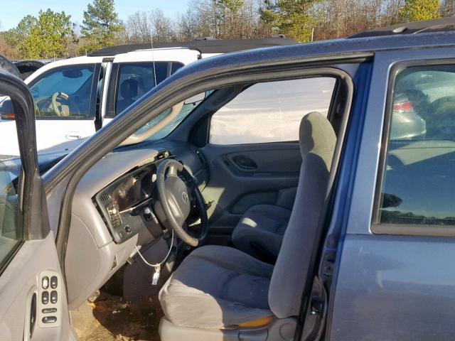 4F2YU06111KM59938 - 2001 MAZDA TRIBUTE DX 蓝色 照片 5