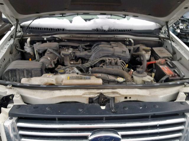 1FMEU7FE0AUA89757 - 2010 FORD EXPLORER L WHITE photo 7