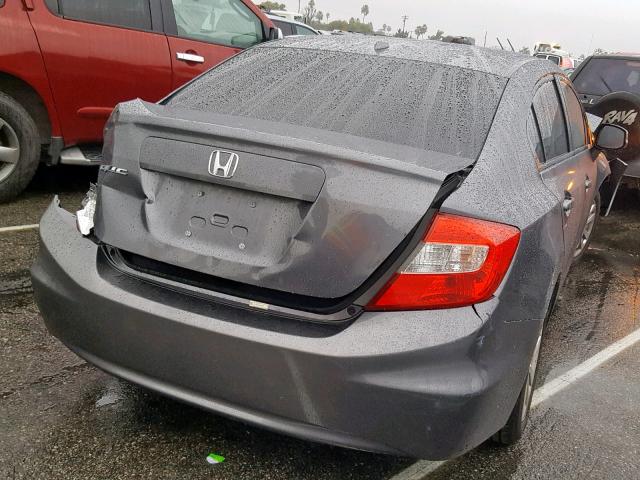 19XFB2F96CE045154 - 2012 HONDA CIVIC EXL GRAY photo 4