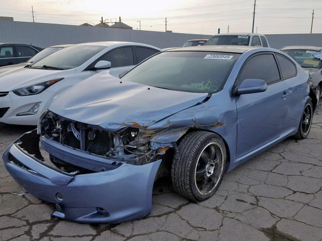 JTKDE167880273785 - 2008 TOYOTA SCION TC ლურჯი ფოტო 2