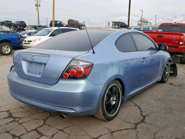 JTKDE167880273785 - 2008 TOYOTA SCION TC ლურჯი ფოტო 4