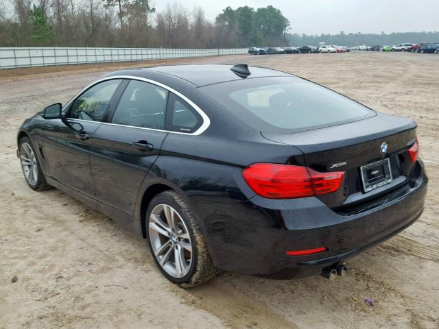 WBA4C9C58GG139859 - 2016 BMW 428 XI BLACK photo 3