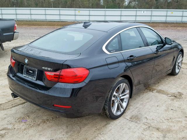 WBA4C9C58GG139859 - 2016 BMW 428 XI BLACK photo 4