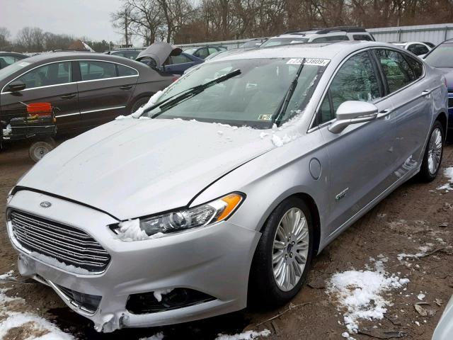 3FA6P0SU3ER311120 - 2014 FORD FUSION TIT SILVER photo 2