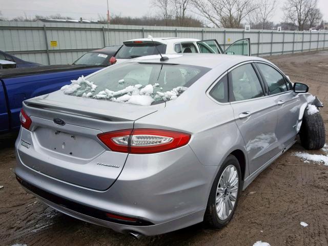 3FA6P0SU3ER311120 - 2014 FORD FUSION TIT SILVER photo 4