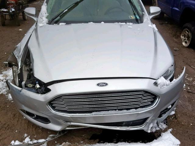 3FA6P0SU3ER311120 - 2014 FORD FUSION TIT SILVER photo 7