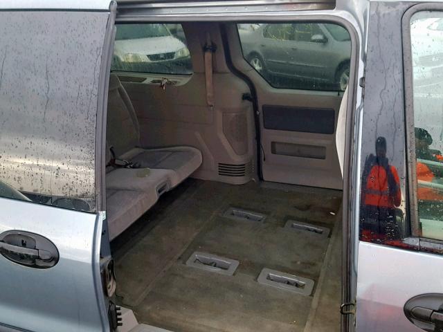 2FMZA50624BA63462 - 2004 FORD FREESTAR S BLUE photo 6