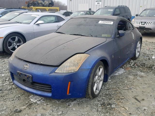 JN1AZ34E74M154367 - 2004 NISSAN 350Z COUPE BLUE photo 2