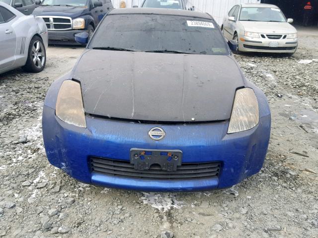 JN1AZ34E74M154367 - 2004 NISSAN 350Z COUPE BLUE photo 9